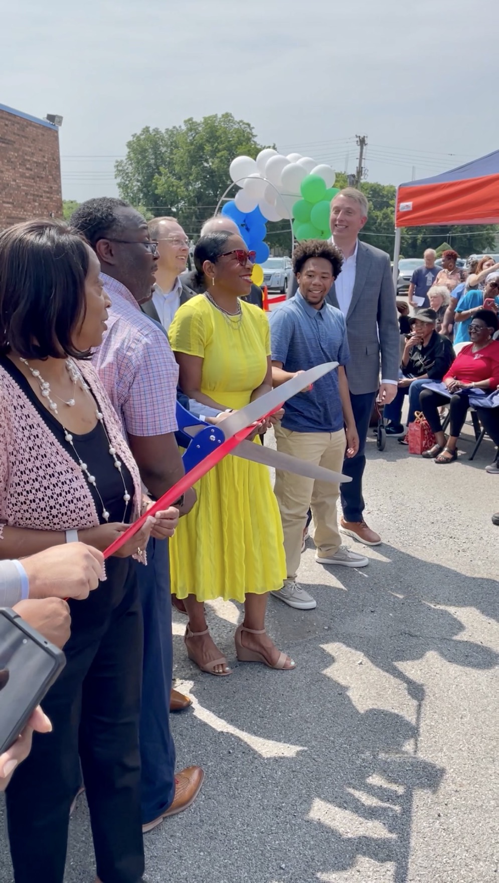 Rise Community Market grand opening ribbon cutting ceremony with Lt. Governor